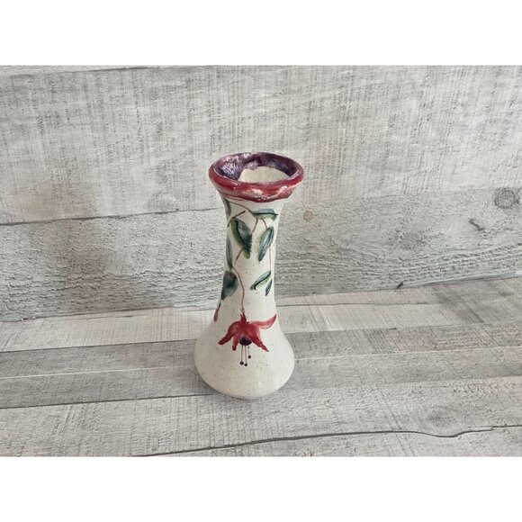 Kylemore Handcrafted Pottery Vase With Cherry Blossom Design - Picture 4 of 8